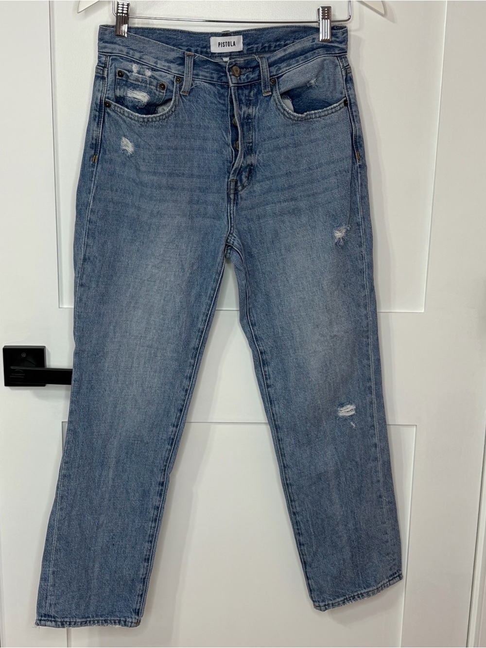 Pistola Distressed Jeans Size 26 Medium Wash